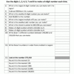 4th Grade Place Value Worksheets