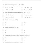 50 Integers And Rational Numbers Worksheets For 7th Grade On