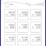 Add 4 Digit And 3 Digit Numbers With Regrouping Vertical Addition