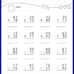 Add And Subtract Two 2 Digit Numbers Without Regrouping Vertical