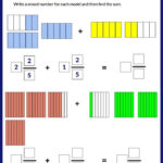 Add Mixed Numbers Using Models Worksheets Free Printable SplashLearn