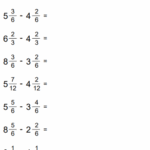 Adding And Subtracting Mixed Numbers Worksheets