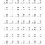 Adding And Subtracting Numbers Worksheets