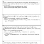 Adding And Subtracting Positive And Negative Integers Word Problems