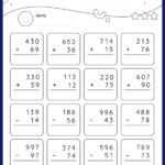 Adding And Subtracting Whole Numbers Worksheet Worksheets For