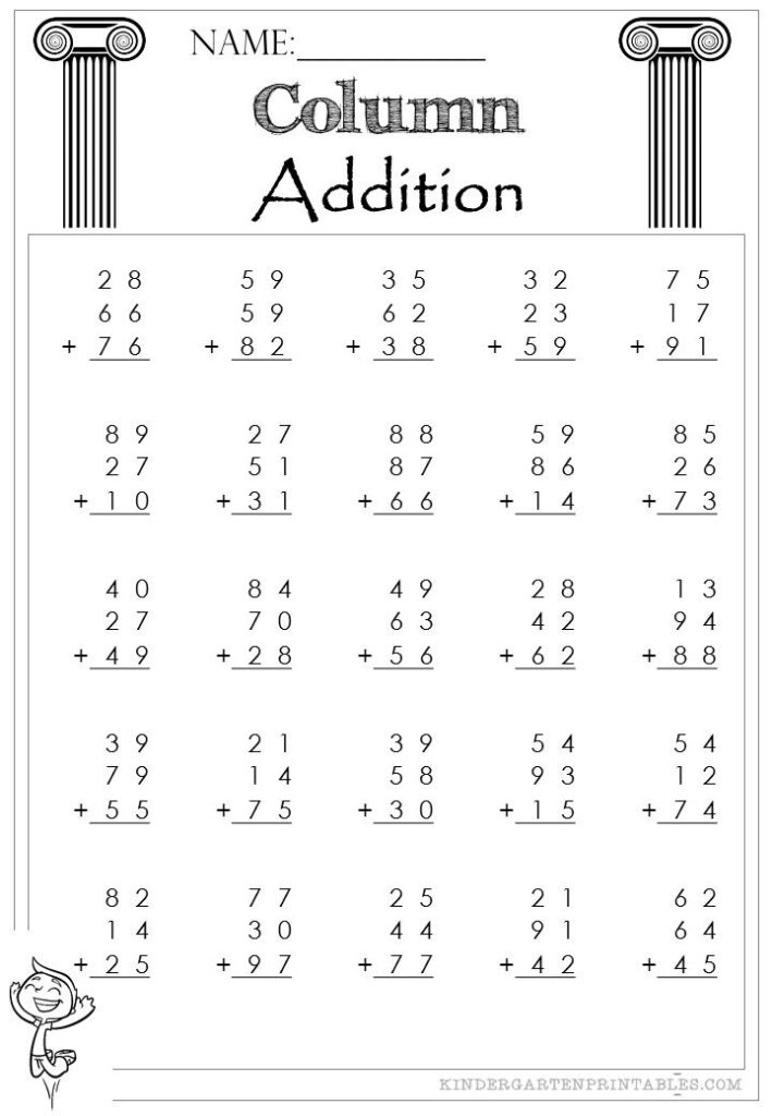 Adding Large Numbers Worksheets Large Numbers 7