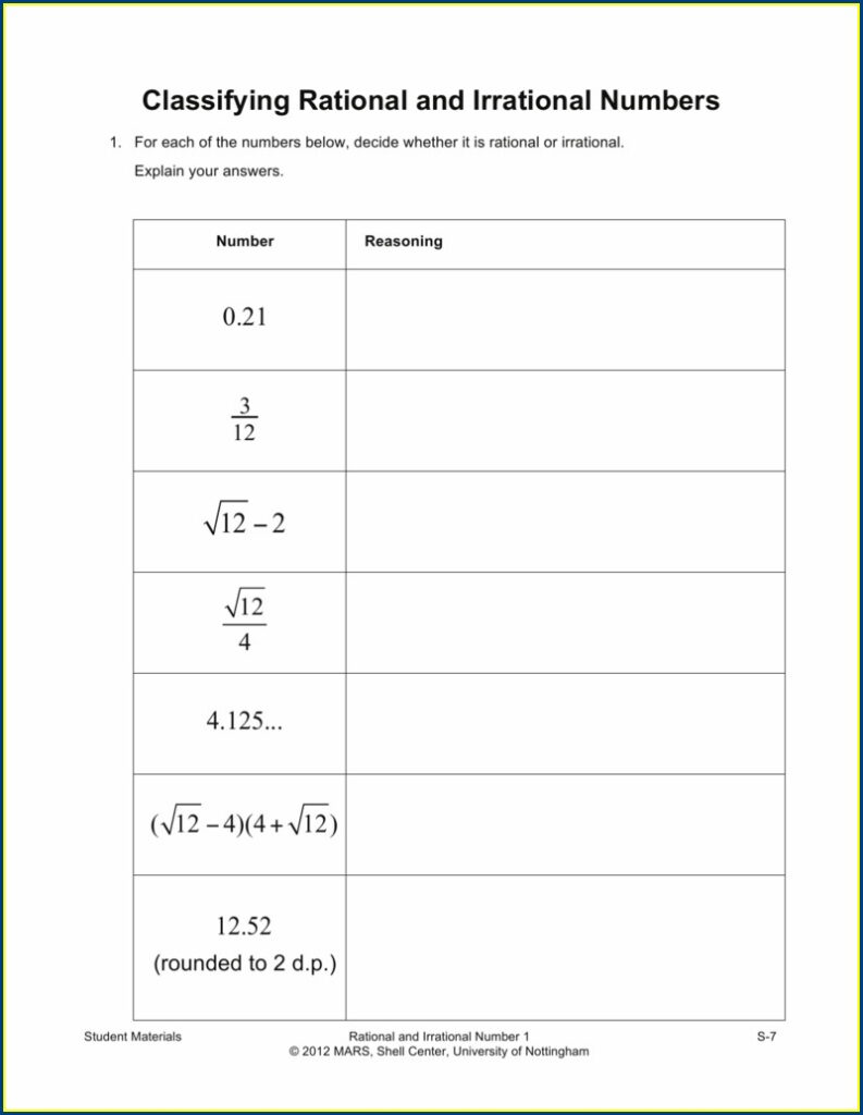 Adding Rational Numbers Worksheet With Answers Printable Word Searches