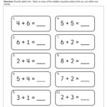 Adding To Ten With Fluency Worksheet Have Fun Teaching