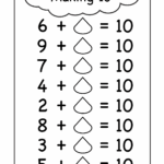 Adding To Ten Worksheets
