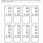 Adding Two Digit Numbers Multiple Addends Worksheet By Teach Simple