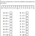 Addition And Subtraction Negative Numbers Worksheets