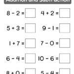 Addition And Subtraction Worksheets For Grade 1