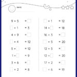 Addition Facts Within 20 Missing Numbers Math Worksheets SplashLearn