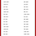 Addition Of Negative Numbers Worksheets FREE Download Check More At