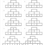 Addition Pyramids Free Maths Worksheet Free Math Worksheets