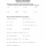Algebra 1 Real Numbers Worksheet AlphabetWorksheetsFree