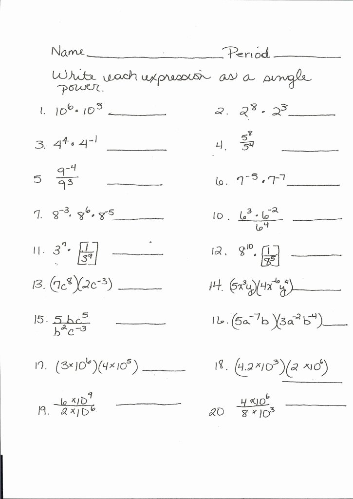 Algebra 3 4 Complex Numbers Worksheet