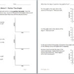 Analyzing Graphs Of Motion Without Numbers Worksheet Answers Robert