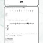 Approximate And Locate Irrational Numbers On A Number Line Quiz TEKS 8 2B