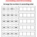 Ascending And Descending Order Worksheet 1 To 100 Ordering Numbers