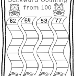 Backward Counting Worksheets For Kindergarten