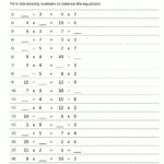 Balancing Math Equations