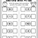 Before And After Number Worksheets
