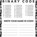 Binary Coding Worksheets