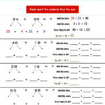 Break Apart Numbers To Add Second Grade Math Worksheets Biglearners