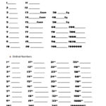 Cardinal And Ordinal Numbers English ESL Worksheets Pdf Doc