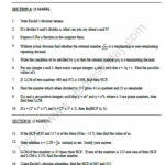 CBSE Class 10 Mathematics Real Numbers Worksheet Set A