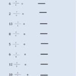 Changing And Improper Fraction Into A Mixed Number Worksheet