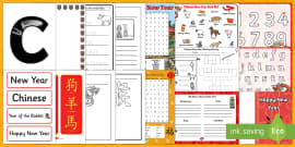 Chinese New Year Ordinal Numbers Activity Twinkl