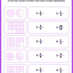 Choose The Correct Mixed Number Worksheet