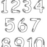 Coloring Numbers 1 10 Worksheet