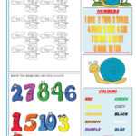 Colours And Numbers English ESL Worksheets Pdf Doc