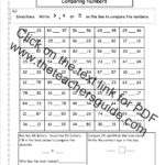 Common Core Worksheets Comparing Numbers CommonWorksheets
