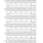 Comparing And Ordering Numbers Grade 3