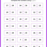 Comparing Numbers Activities Resources For 1st Grade
