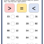 Comparing Numbers Worksheet Fun Teacher Files