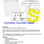 Complex Number Imaginary Maze Review Worksheet By Caryn Loves Math