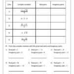 Complex Number Worksheet With Answers