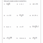 Complex Numbers Worksheets