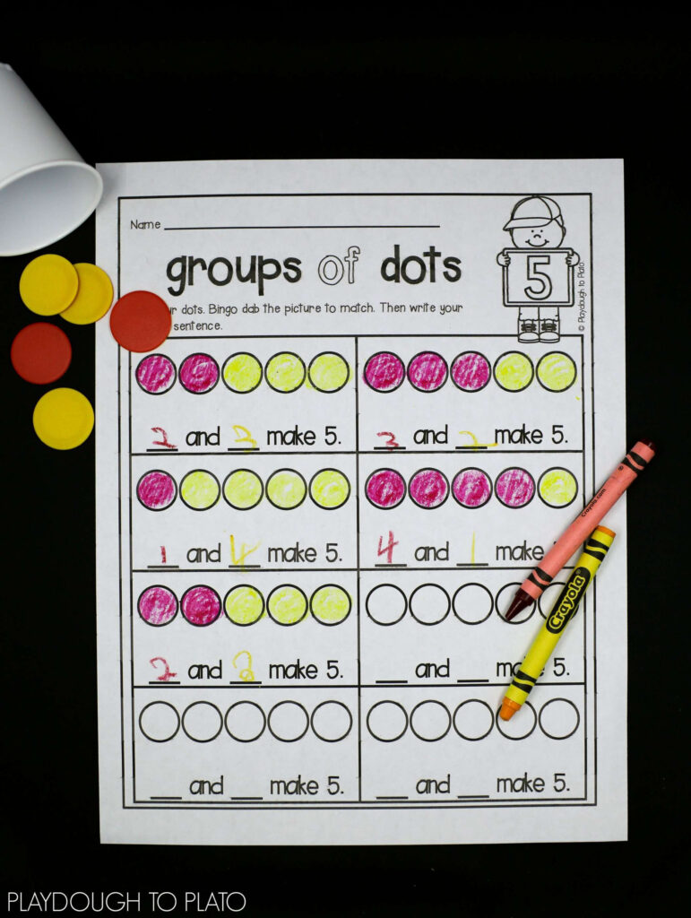 Composing And Decomposing Numbers Worksheets