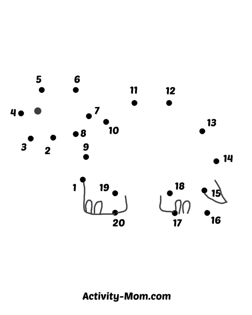 Connect The Dots Numbers 1 To 20