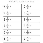 Convert Mixed Numbers To Decimals Fractions Worksheet FREEBIE TPT