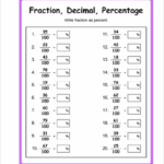 Converting Fractions Worksheets 15 Worksheets
