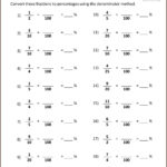 Converting Mixed Numbers To Decimals Worksheet Converting Mi