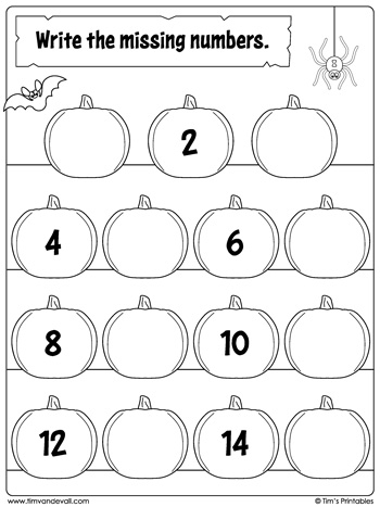 Counting 15 Worksheets