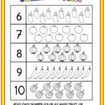 Counting 6 To 10 Worksheets